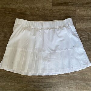 NEW Pleated White Tennis Skirt